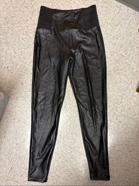 a new day Black Faux Leather Leggings